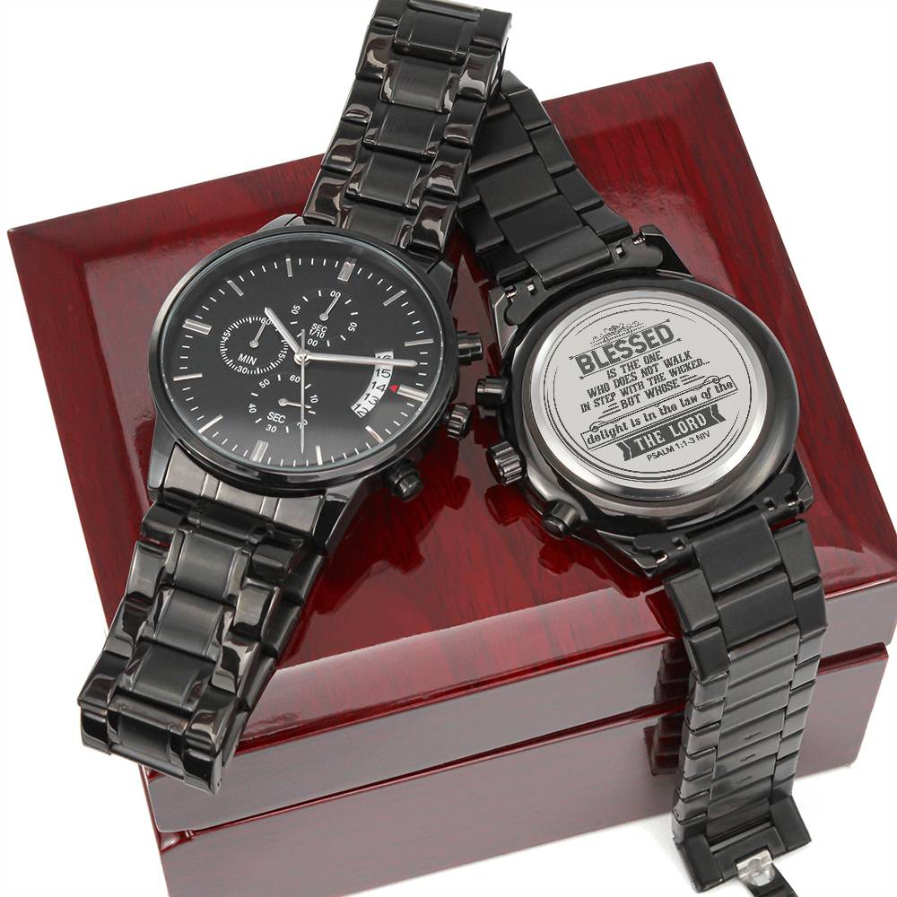 Blessed Is the One (Psalm 11-3 NIV) – Men's Watch