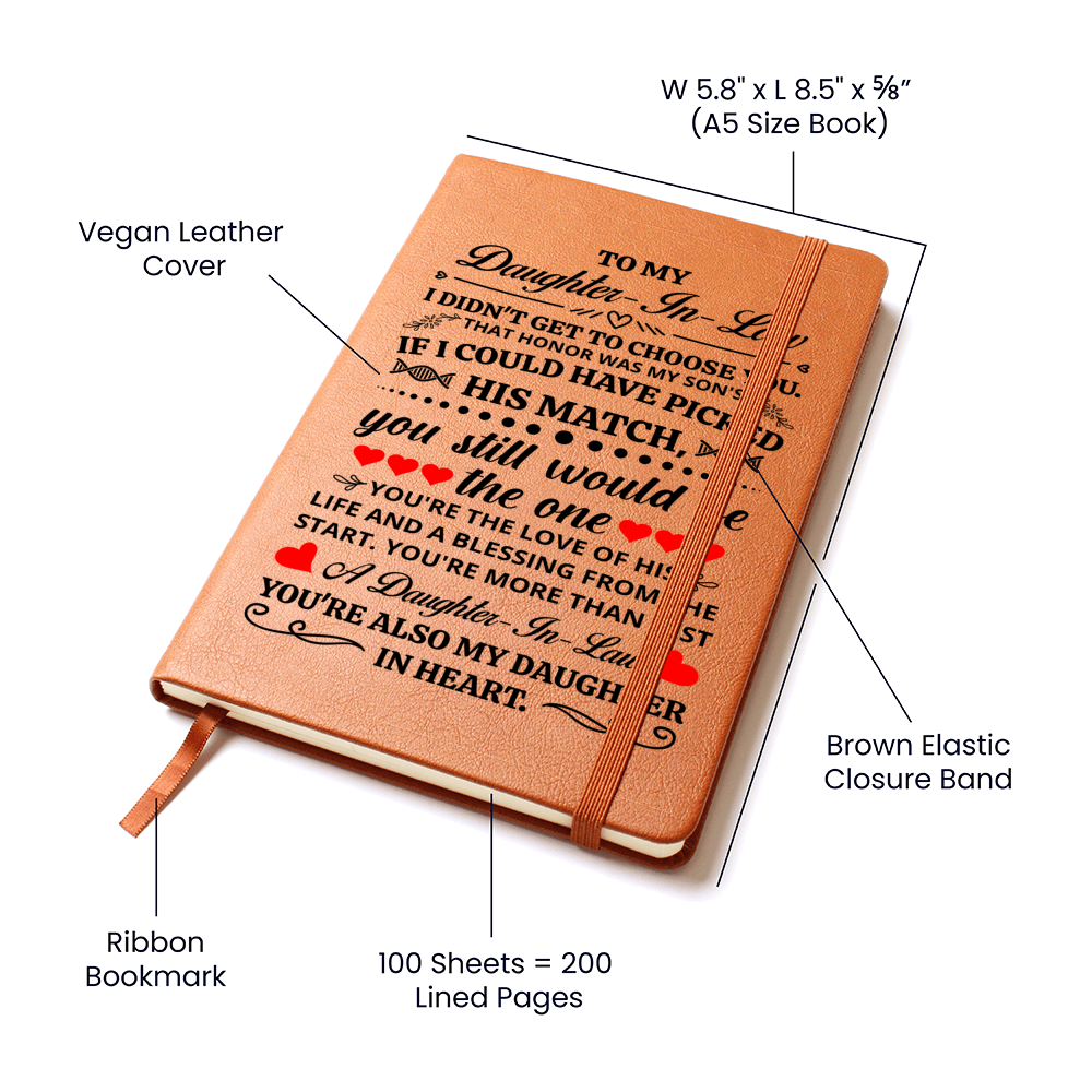 To My Daughter-in-Law Honor – Leather Journal