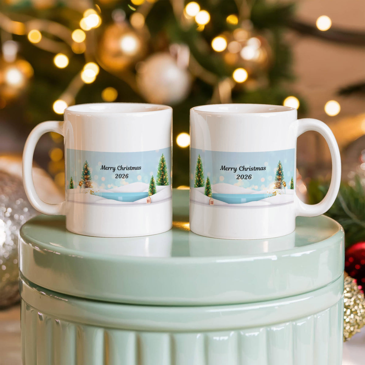 Winter Scene Ceramic Mug