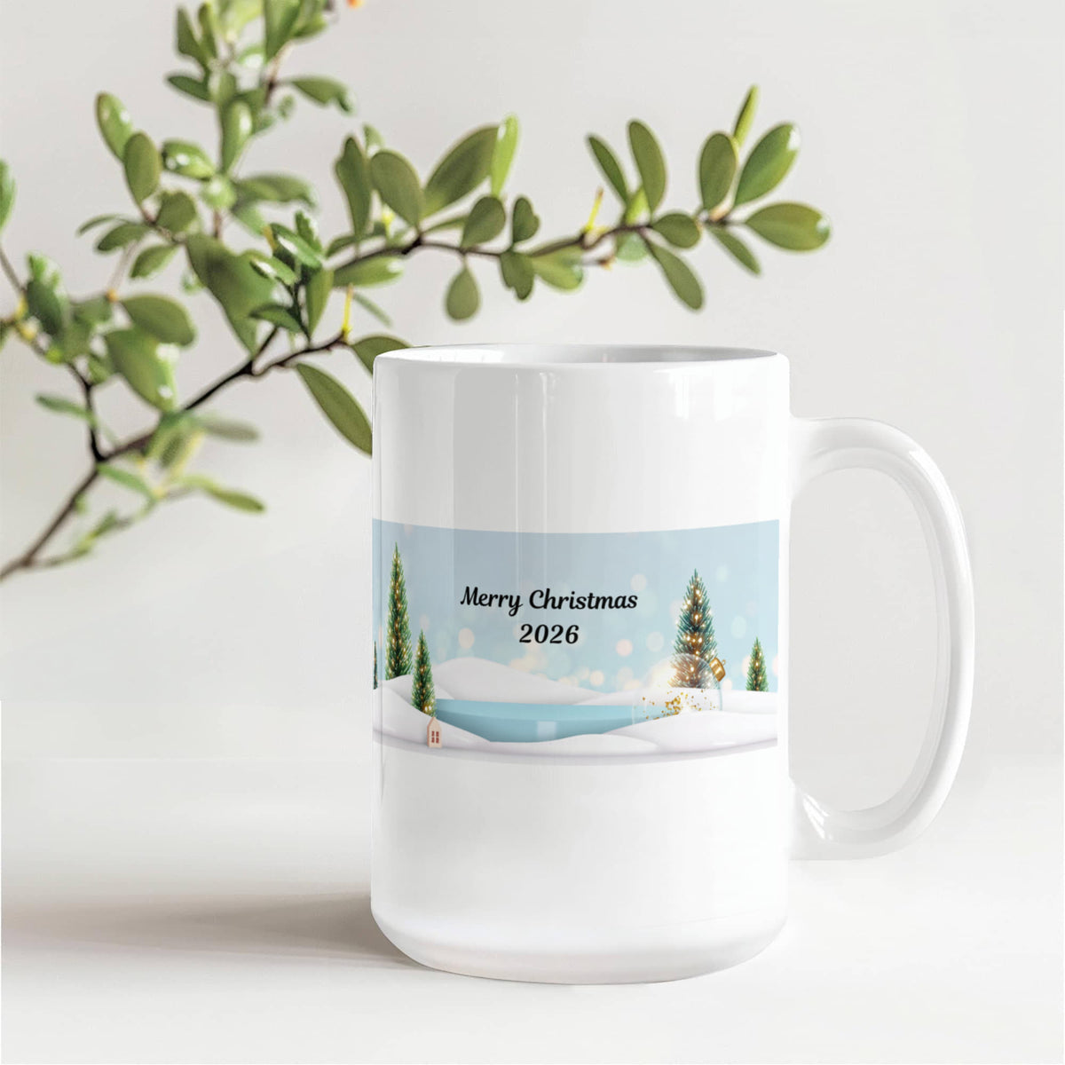 Winter Scene Ceramic Mug