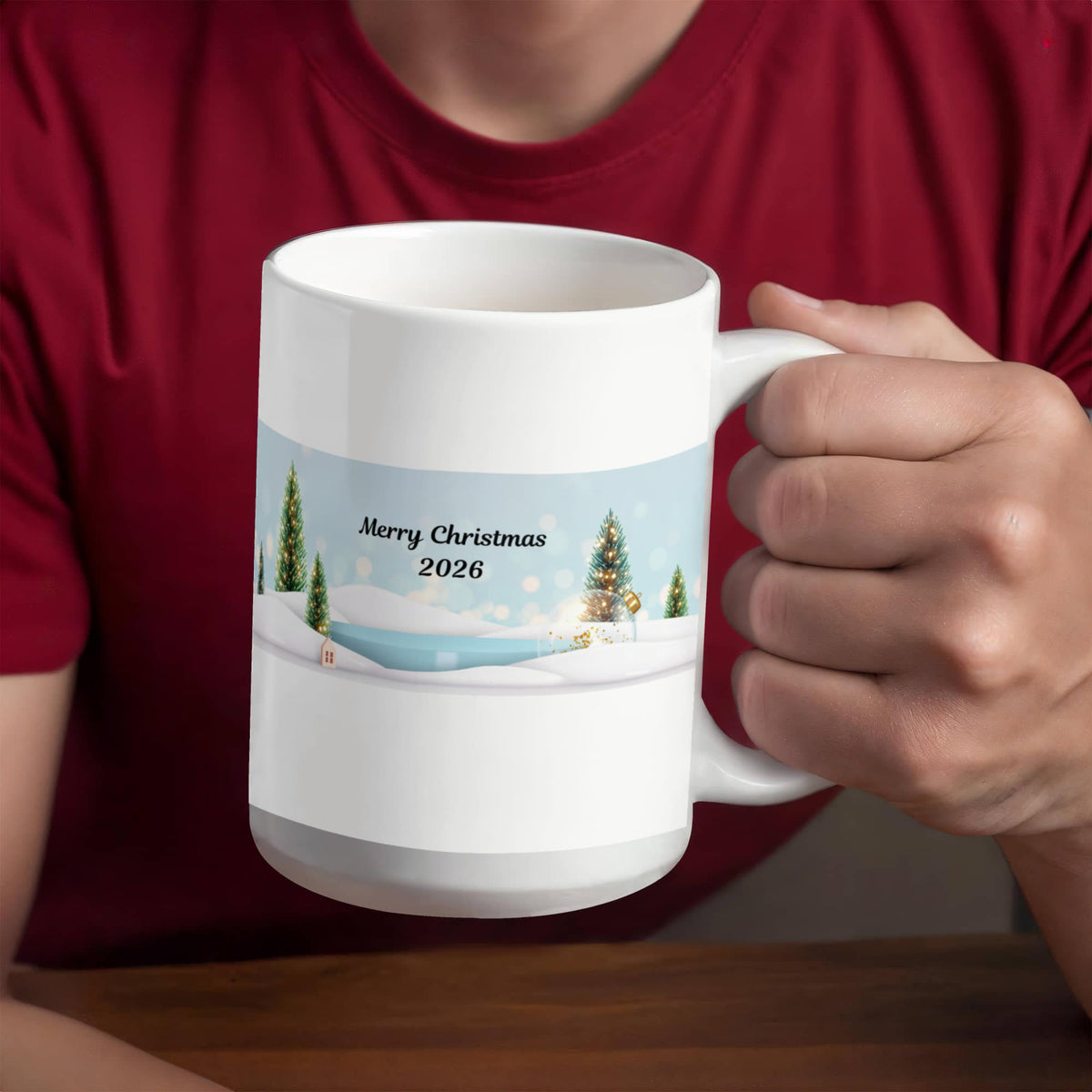 Winter Scene Ceramic Mug